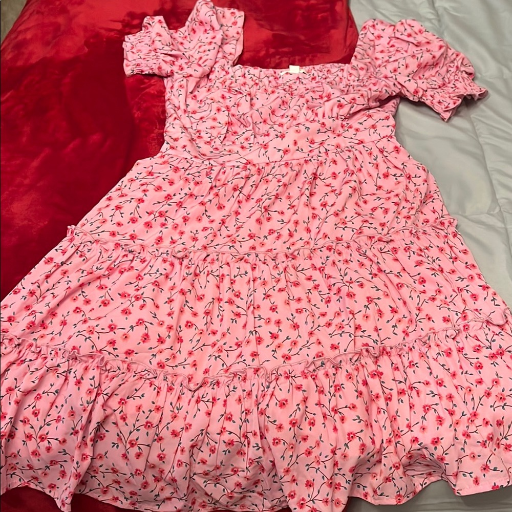 Floral midi dress
